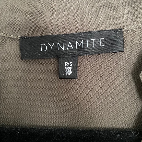 Navy Green Dynamite Dress - Picture 4 of 4